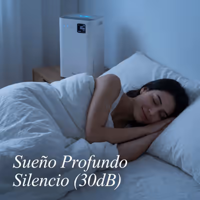 Deshumidificador silencioso para dormir: guía real (dB)